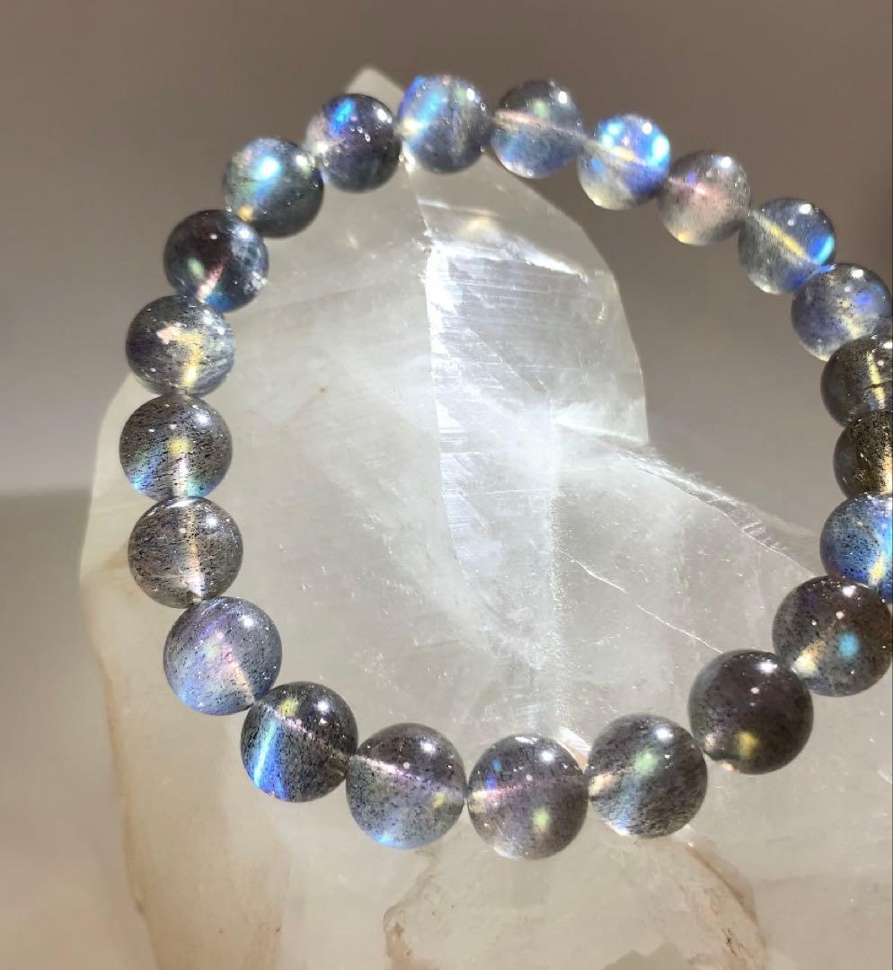 ミラクルを引き寄せるパワー❣️❣️ 超ハイグレード　ラブラドライト　ブレスレット