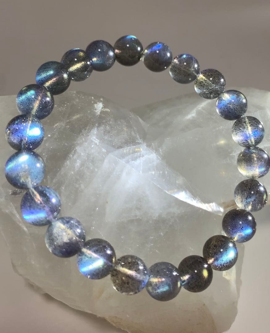 ミラクルを引き寄せるパワー❣️❣️ 超ハイグレード　ラブラドライト　ブレスレット