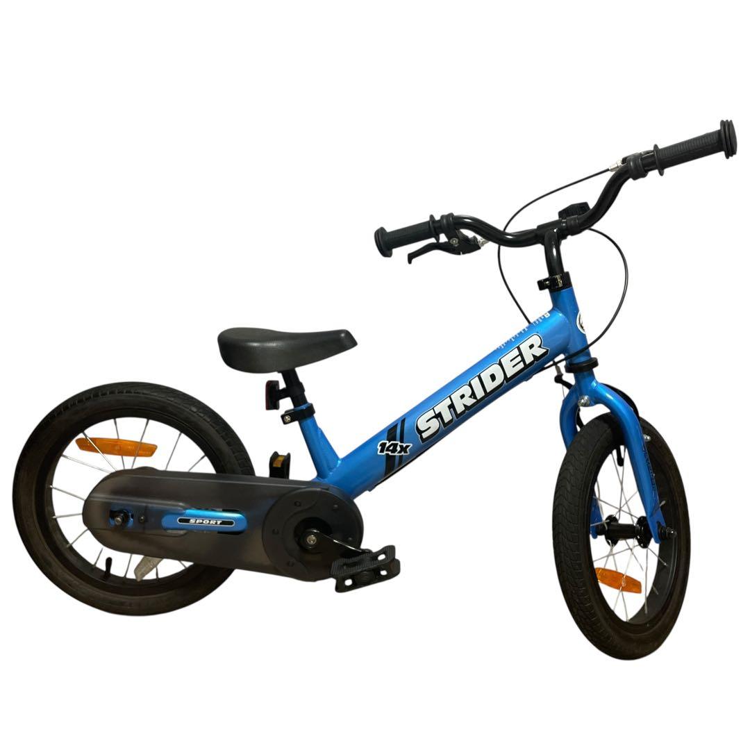 ストライダー STRIDER 14x 幼児用自転車 ブルー スタンド付 送料無料