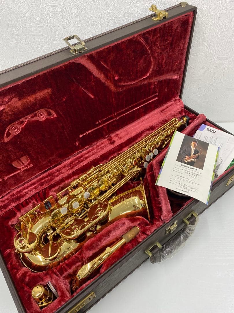 YAMAHA ヤマハ アルトサックス YAS-875 ケース付き