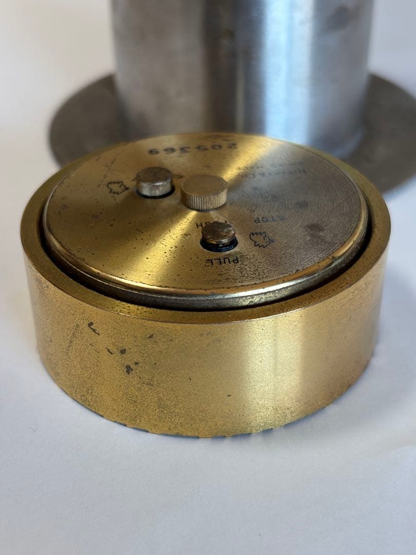 ティファニー アトラス テーブルクロック 動作品205369 予備電池付