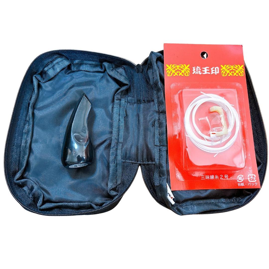 【美品】 沖縄三線 蛇皮 合皮 初心者 入門者 ソフトケース付 付属品あり