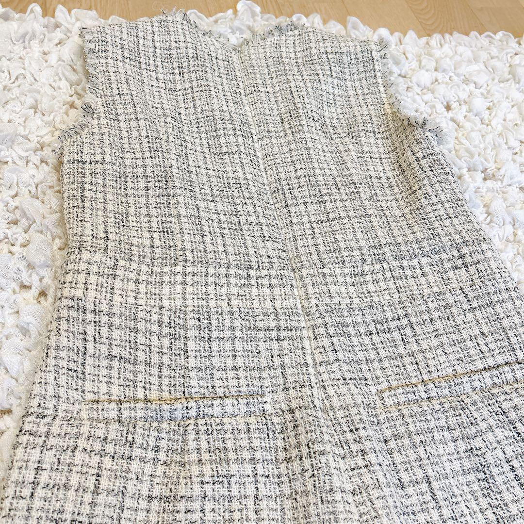 ANAYI オールインワントライスピンツィードオールインワン　38