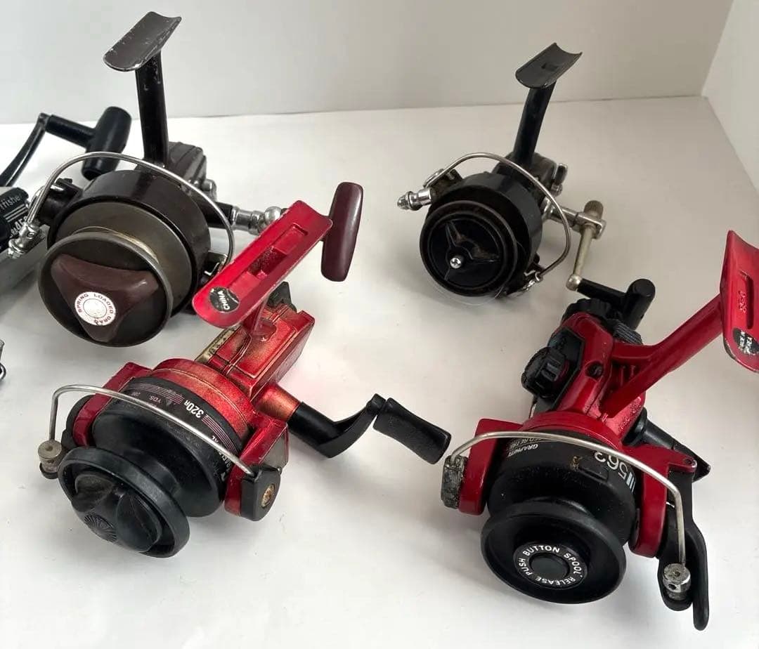 【まとめ】スピニングリール 7点 動作品 故障 部品欠損品 混じり