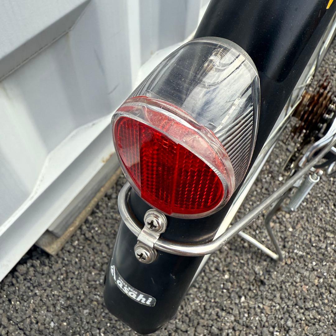 みき　街乗り用自転車 26インチ カゴ/鍵/オートライト/6段変速付