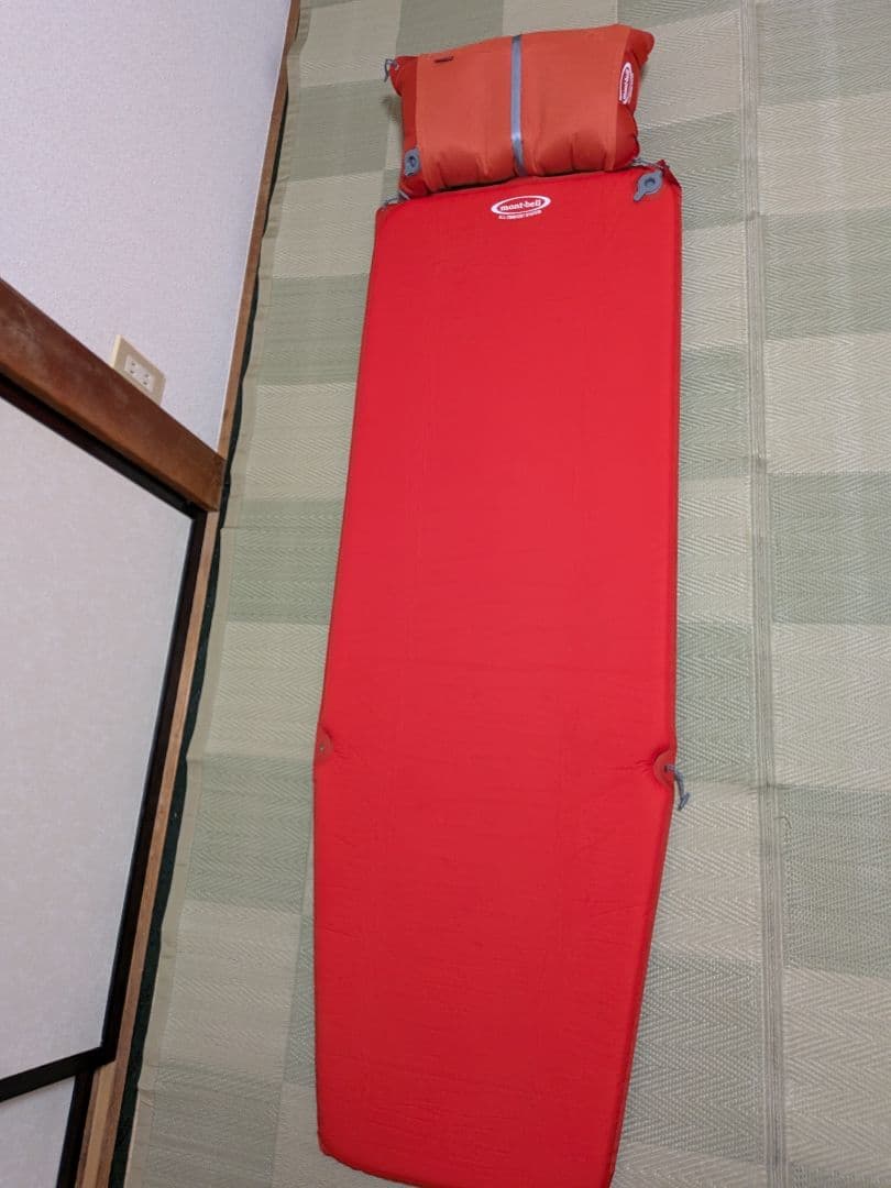 mont-bell ALPINE PAD 25 150 赤エアピロー付き