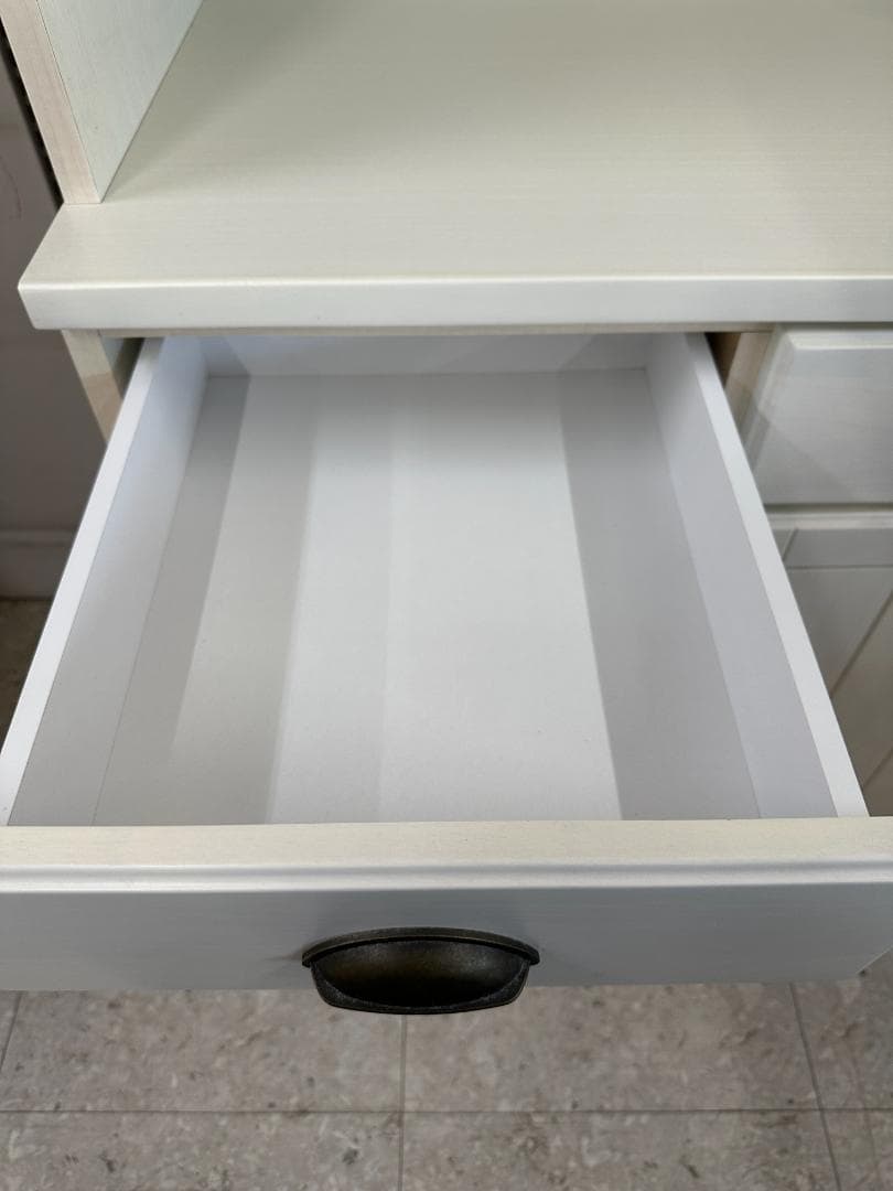 ニトリ　食器棚　キッチンボード　ミランダ2　120WH　ホワイト