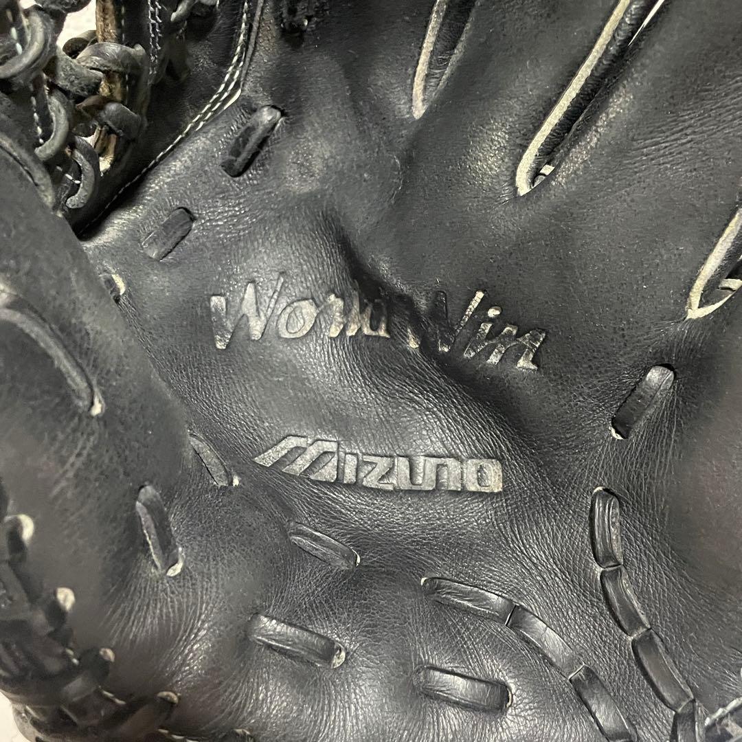 MIZUNO外野手用 ワールドウィン 軟式グローブ ブラック 送料無料&即日発送