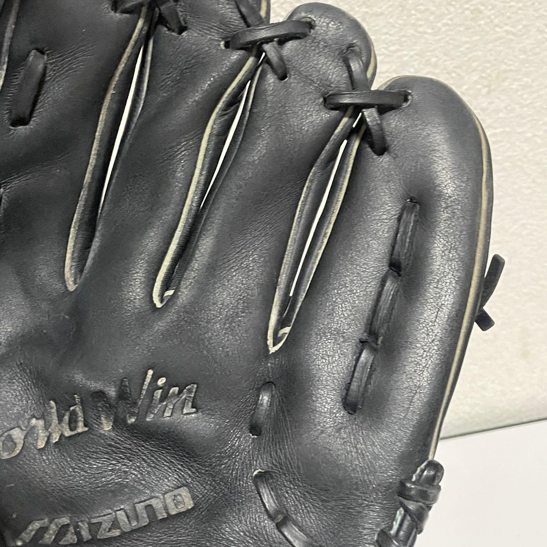 MIZUNO外野手用 ワールドウィン 軟式グローブ ブラック 送料無料&即日発送