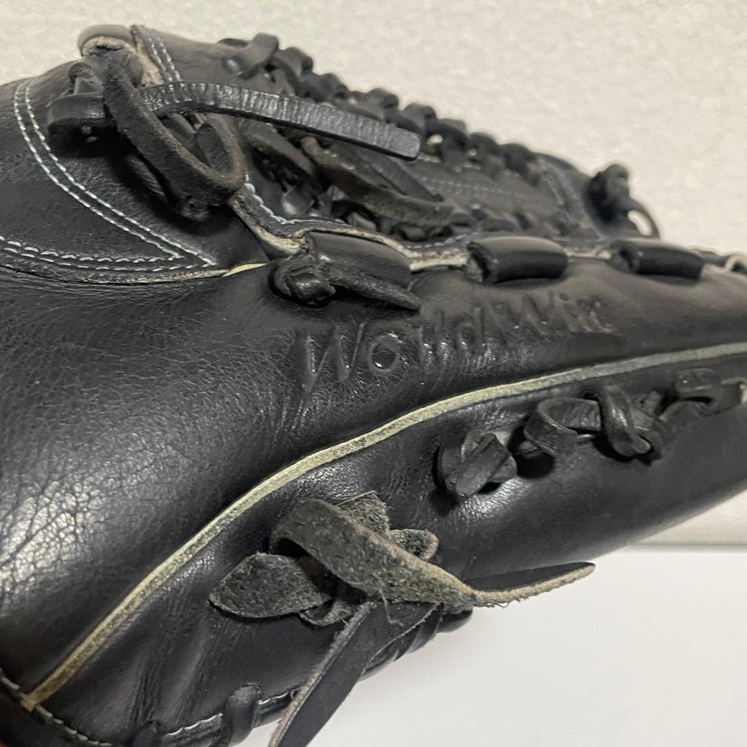 MIZUNO外野手用 ワールドウィン 軟式グローブ ブラック 送料無料&即日発送