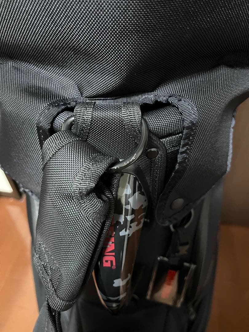 BRIEFING キャディバッグ ブラック/レッド