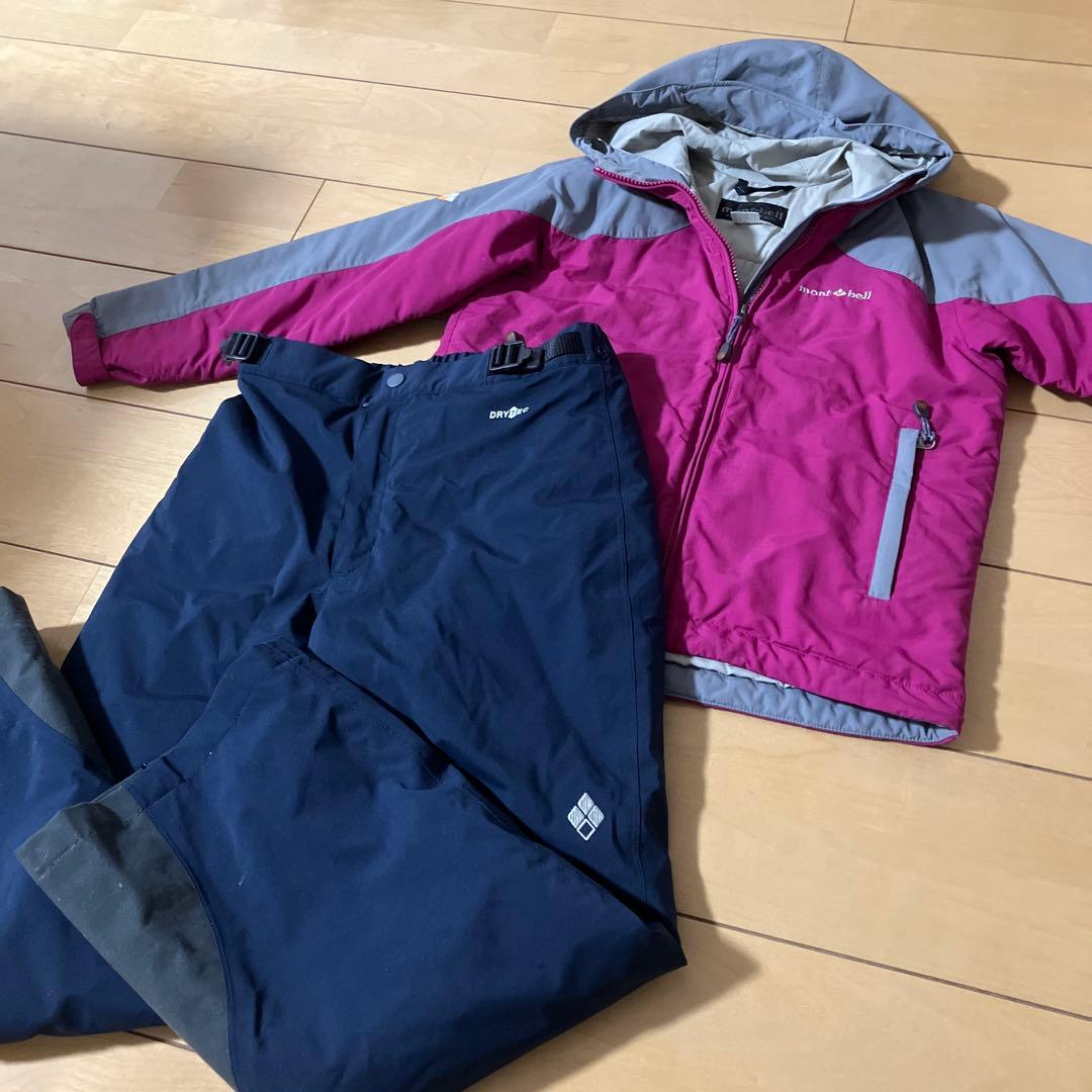 モンベル　スキーウェア　スノーボード　ウエア