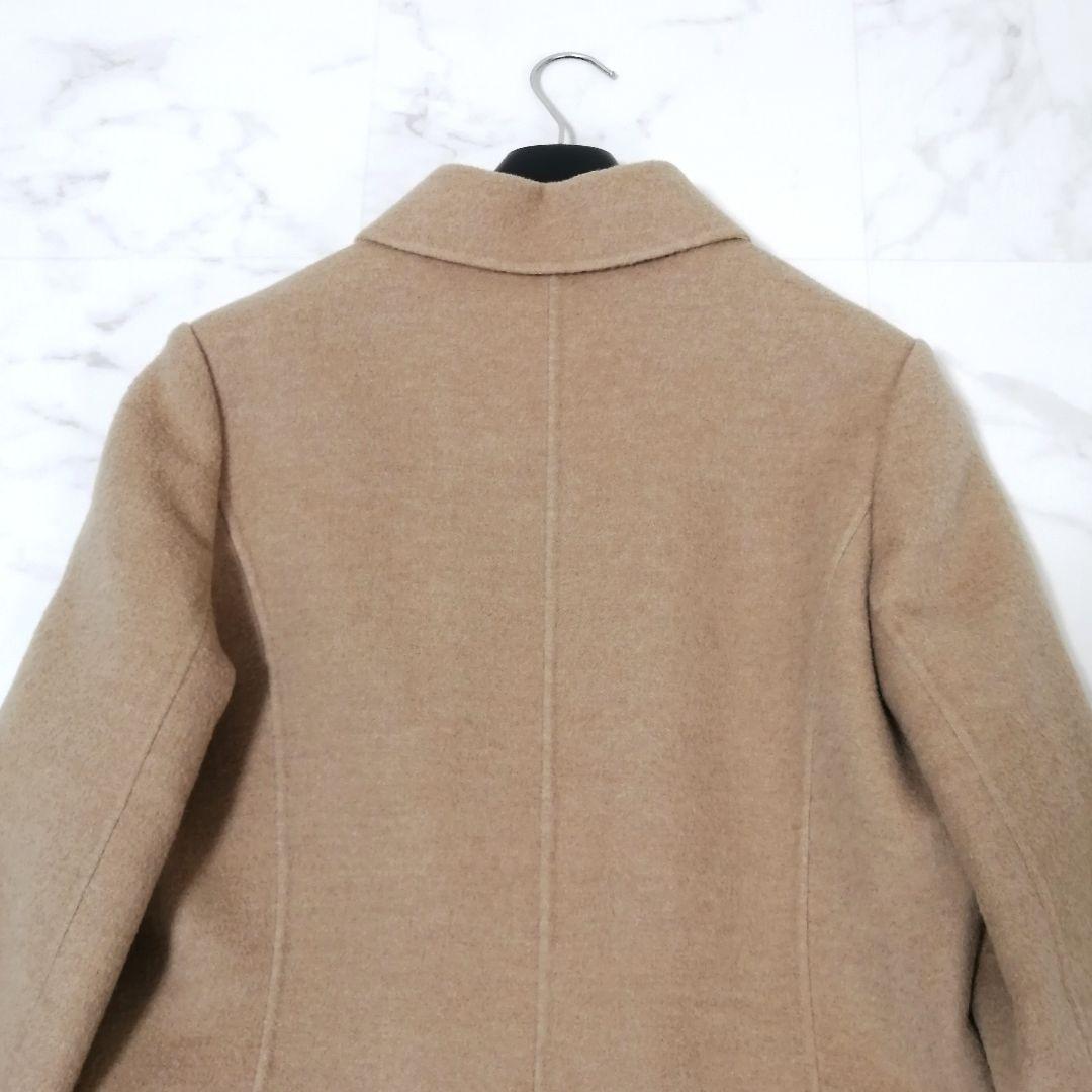 極美品✨ フォクシー　ロングコート　ダブルフェイス　ベビーキャメル　バイカラー