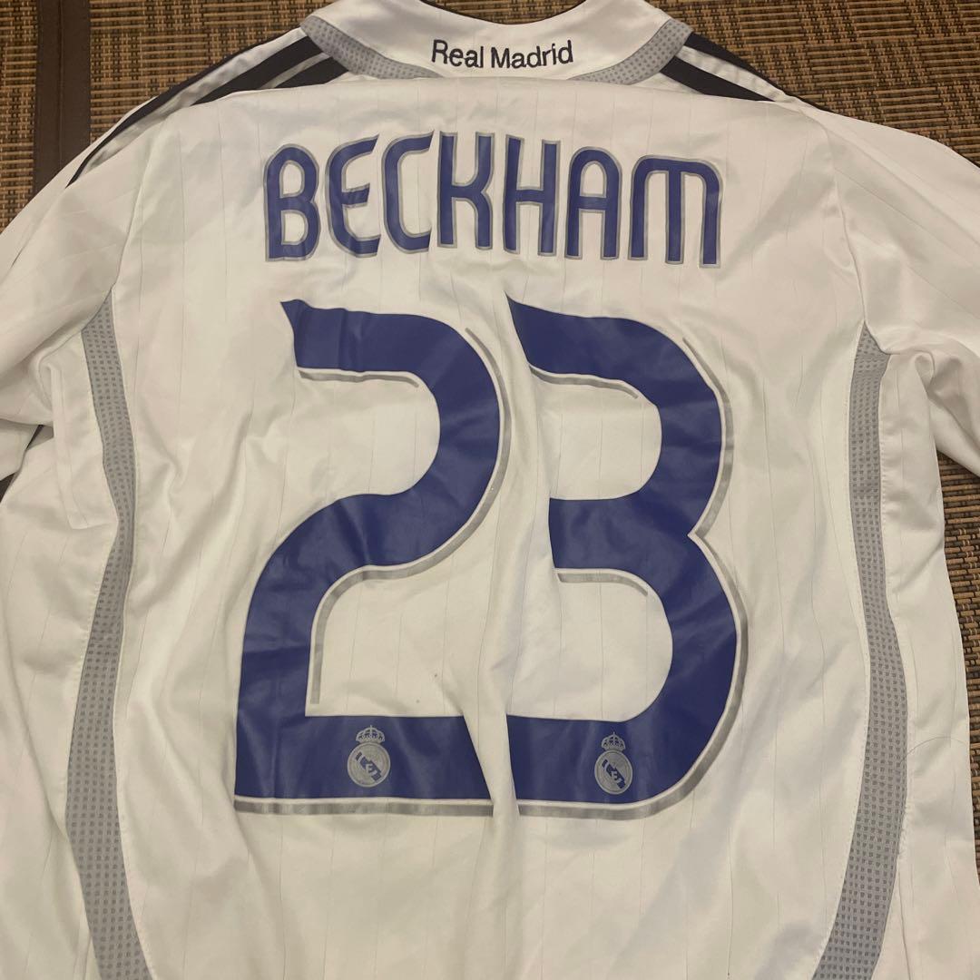 ベッカム　adidas レアル・マドリード　サッカー　ユニフォーム