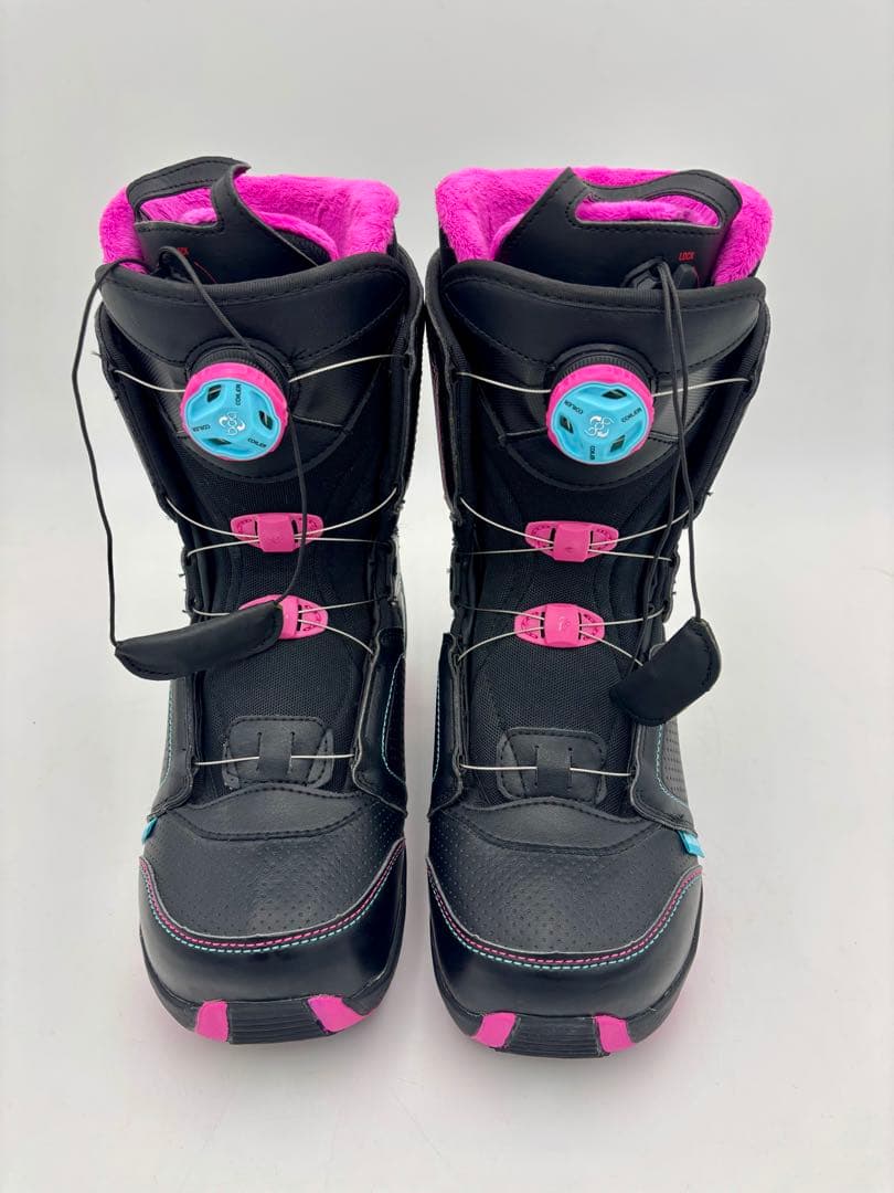 Salomon レディース スノーボードブーツ ブラック/ピンク　24.5センチ