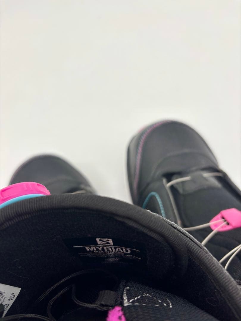 Salomon レディース スノーボードブーツ ブラック/ピンク　24.5センチ