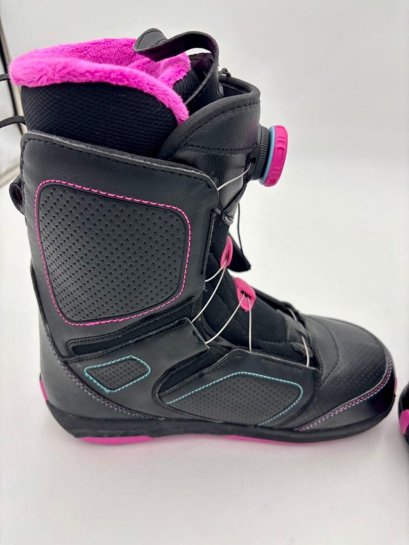 Salomon レディース スノーボードブーツ ブラック/ピンク　24.5センチ