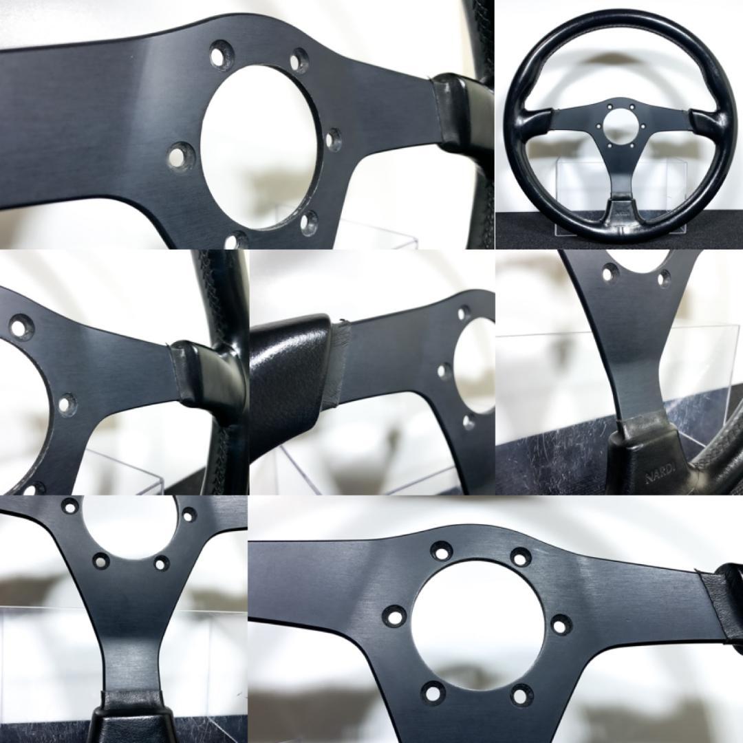 ナルディ ガラ3 タイプ3 ブラックレザー ステアリング 36.5φ 正規 良品