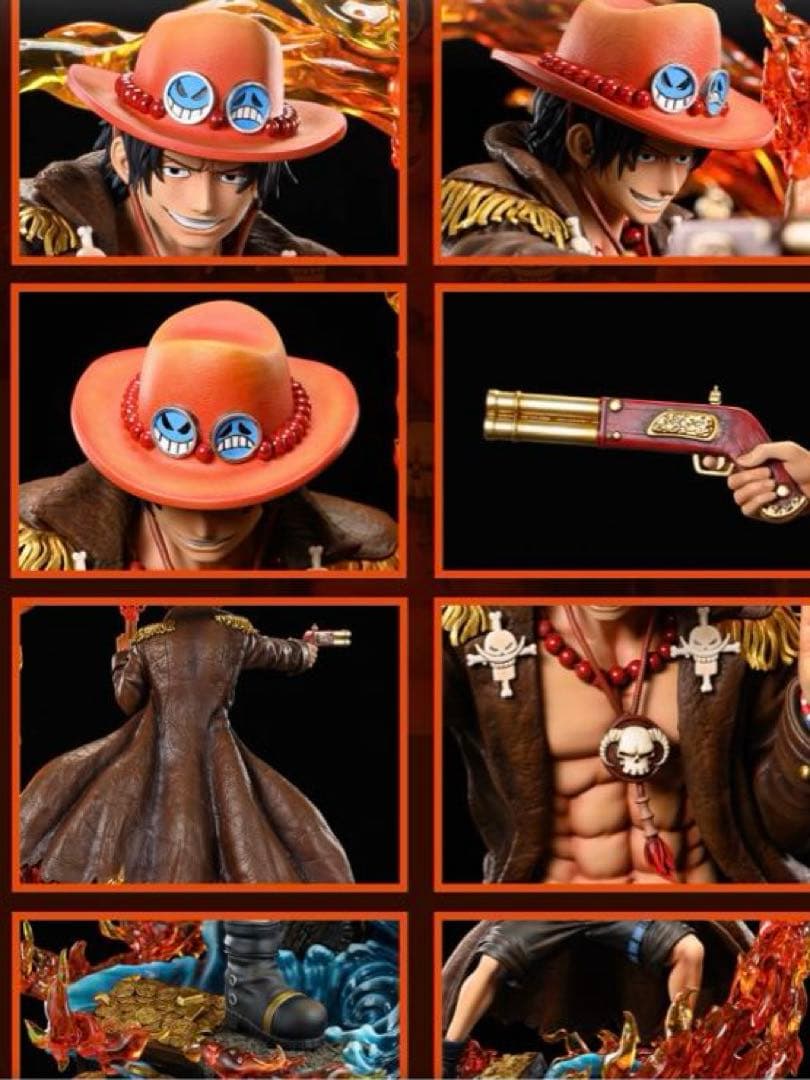 ワンピース フィギュアPORTGAS.D.ACE 大型スタチュー