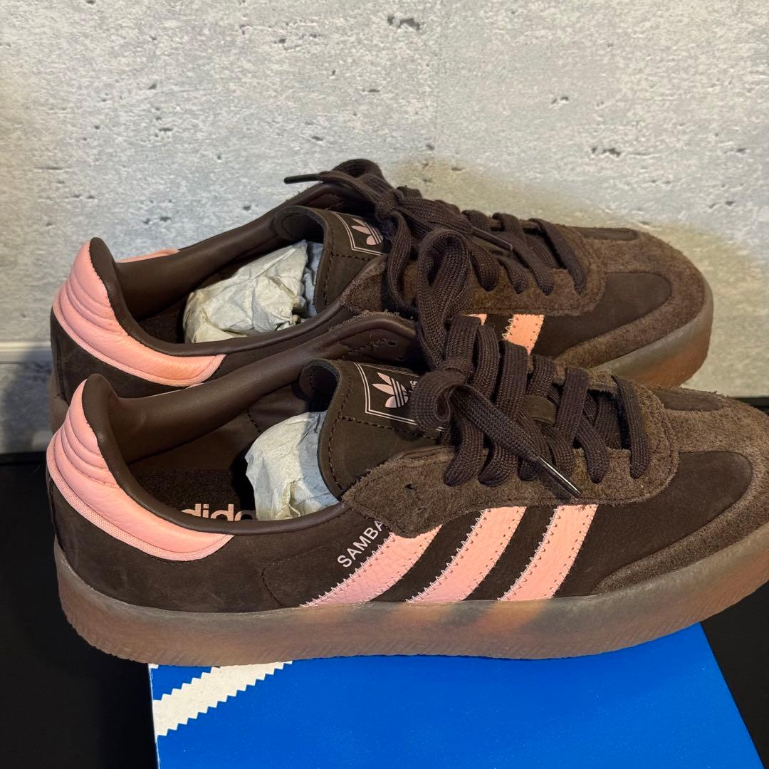 未使用品 adidas SAMBAE ダークブラウン 25.0cm