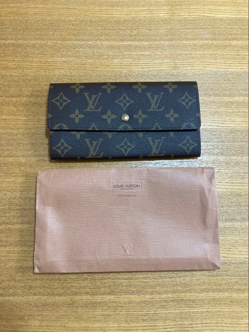新古品①　Louis Vuitton モノグラム 長財布　ヴィンテージ