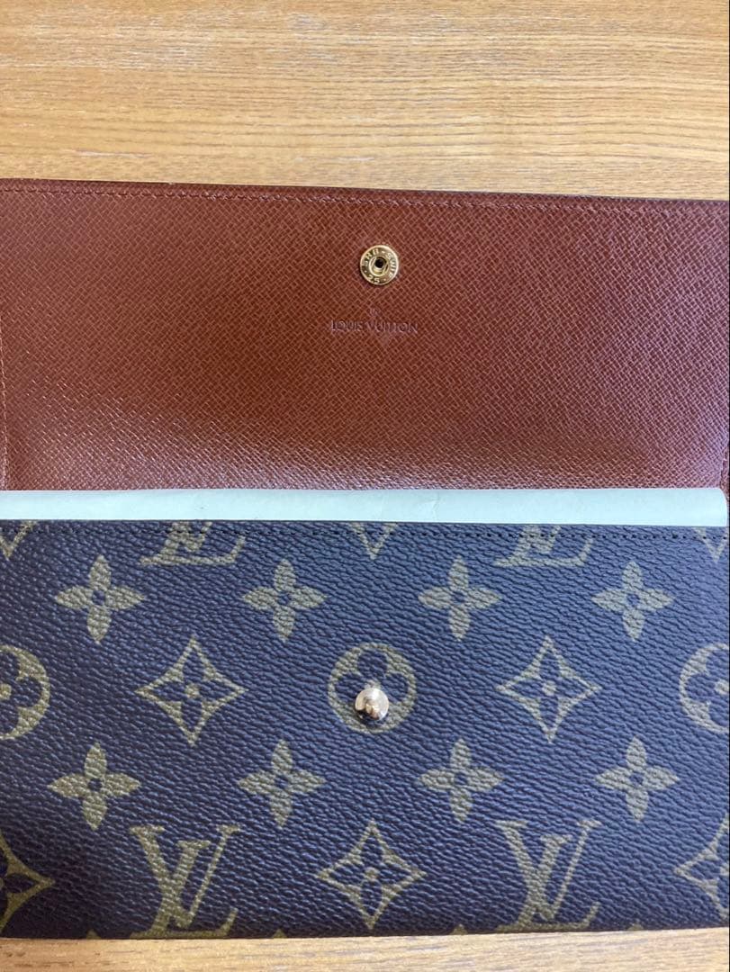 新古品①　Louis Vuitton モノグラム 長財布　ヴィンテージ