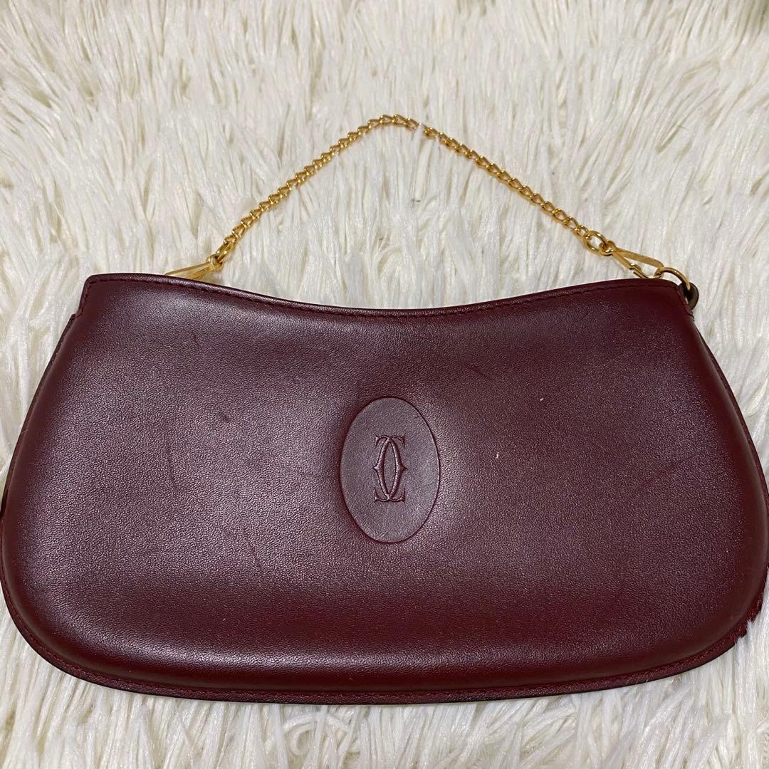 【良品✨】genten パイソン ヘビ革 ＋　カルティエポーチ