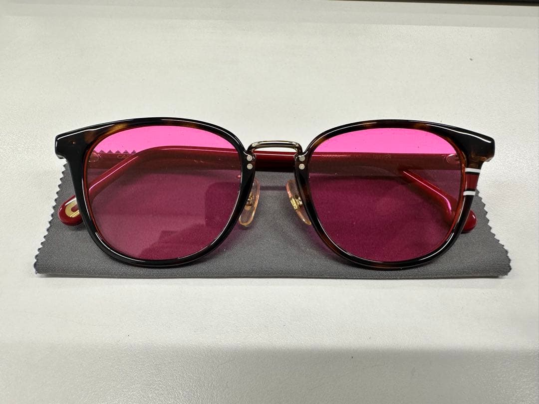 ネオダルトン 色覚補正メガネ Carreraフレーム ほぼ未使用 赤補正