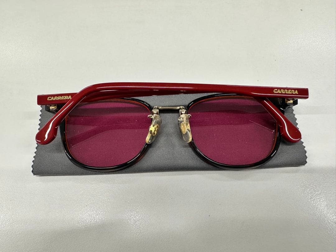 ネオダルトン 色覚補正メガネ Carreraフレーム ほぼ未使用 赤補正
