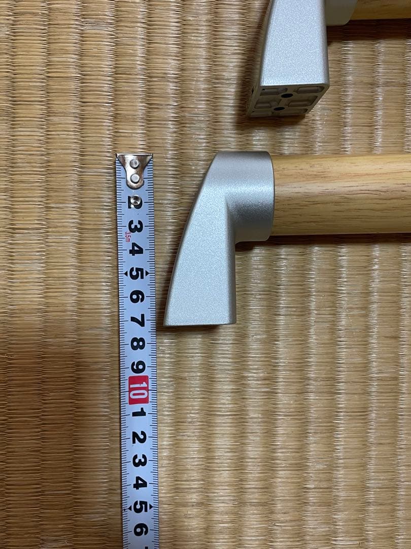 L型手すり 壁手摺り　セット　ビス付き　天然木製 美品