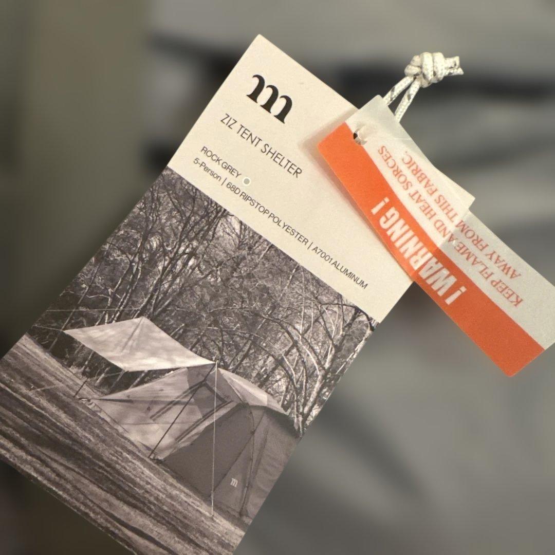 muraco ZIZ TENT SHELTER 5P グレー テント 新品未使用