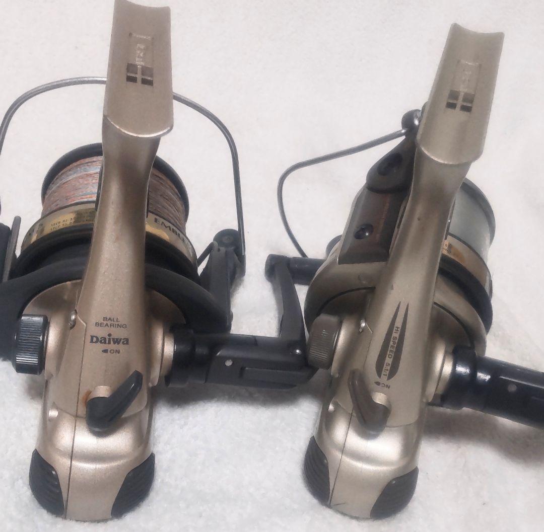 ダイワエンブレムX4500H&エンブレムS4500T遠投カゴ釣り専用リール