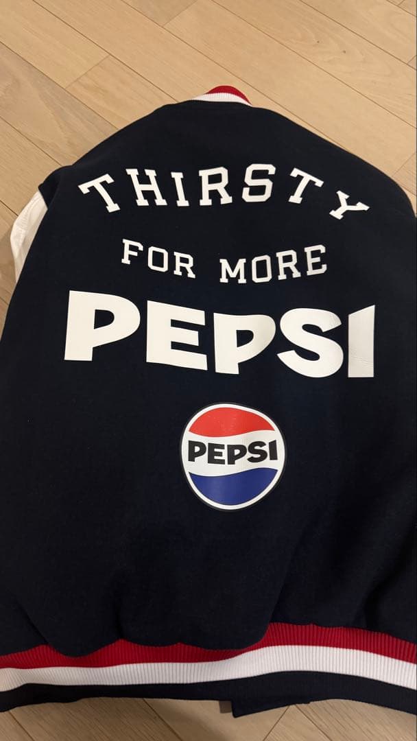 PEPSI スタジャン ネイビー/ホワイト