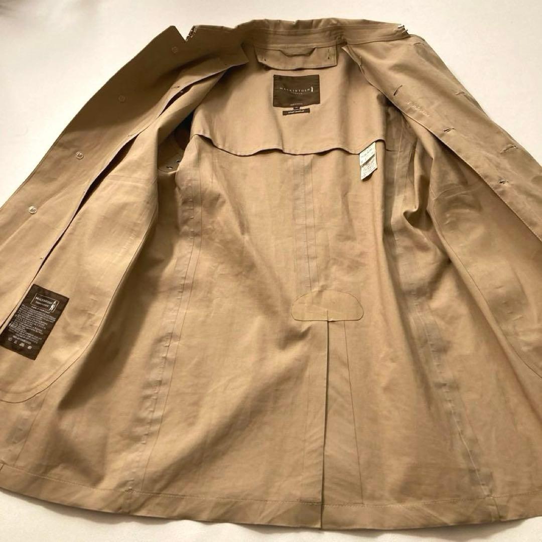 大人気】マッキントッシュロンドン ゴム引きコート 茶タグ 38 ベージュ