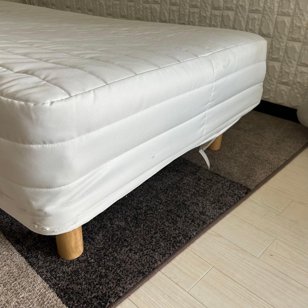 都内23区送料無料❗️ 無印良品　シングルベッド　脚付マットレス✨