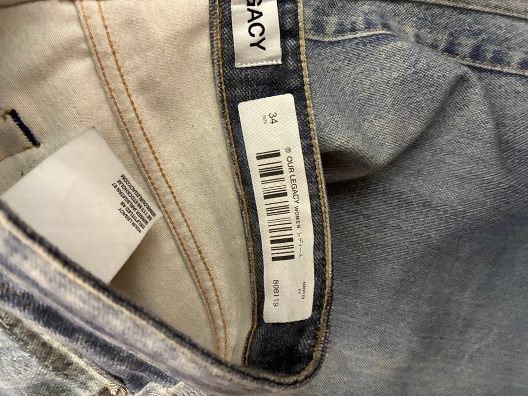 ourlegacy fullcut サイズ34