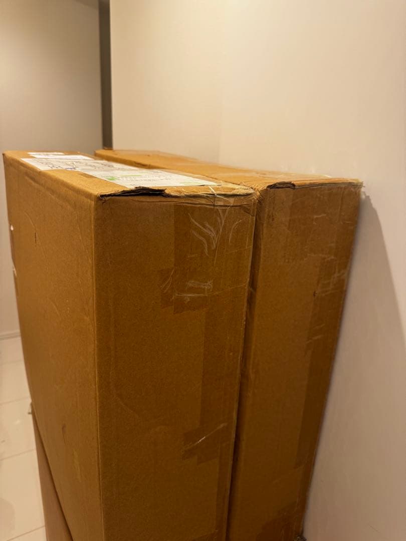 【新品未開封】ダイニングテーブル　白　2個　39998円