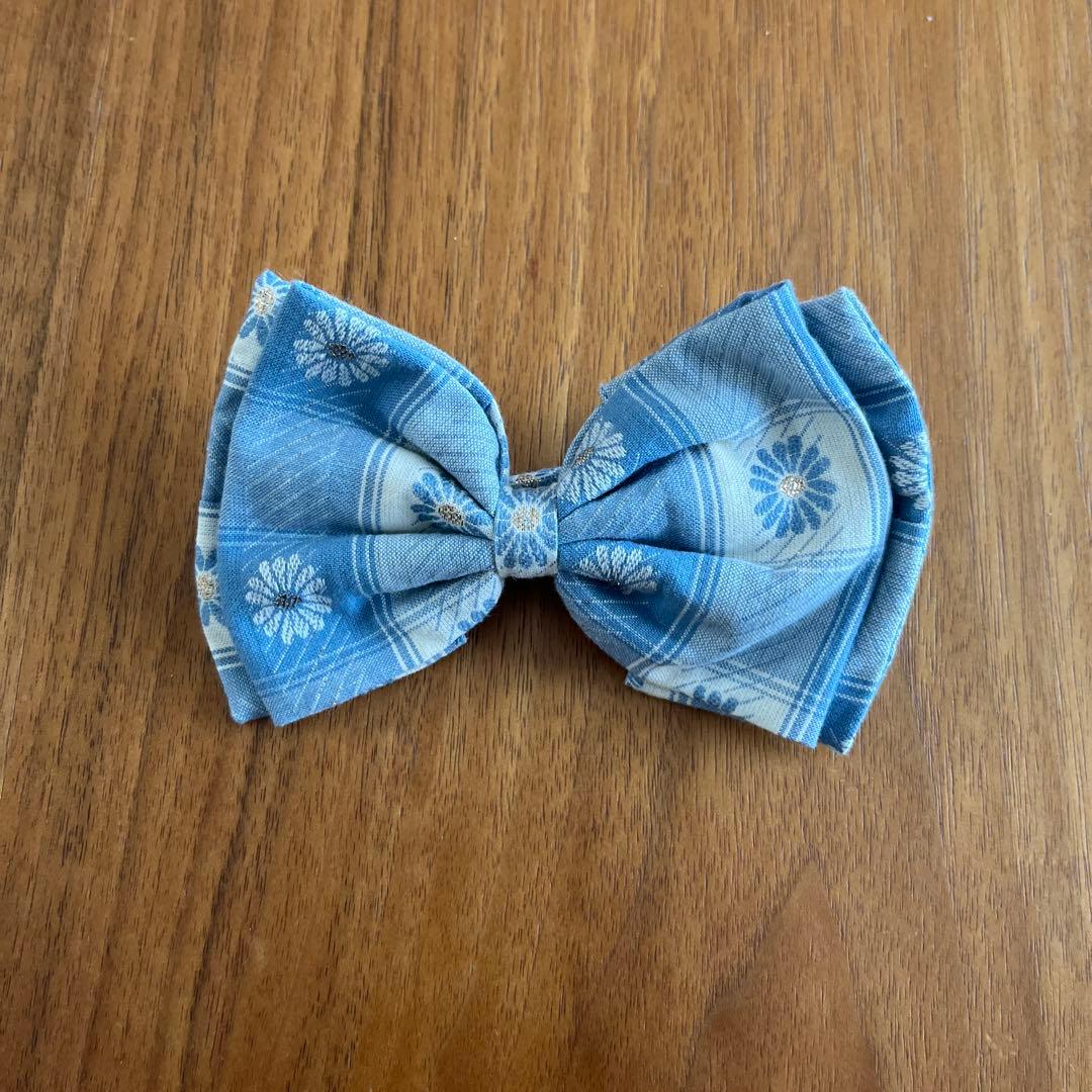 bonjour diary 刺繍花柄ワンピース　4y ヘアクリップ付き