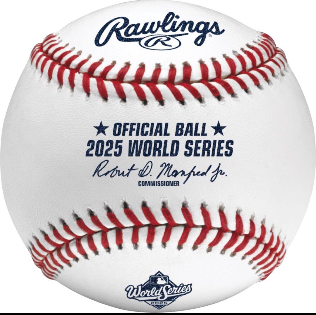 2025 ワールドシリーズ　試合球　MLB ドジャース　ボール