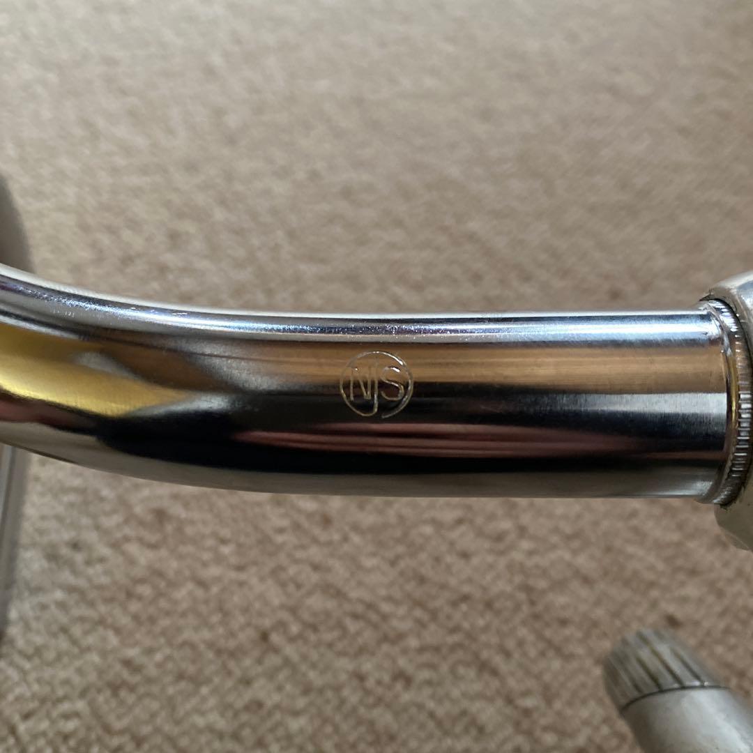 Nitto Perl スレッドステムとb125ドロップハンドル njs ピスト - メルカリ