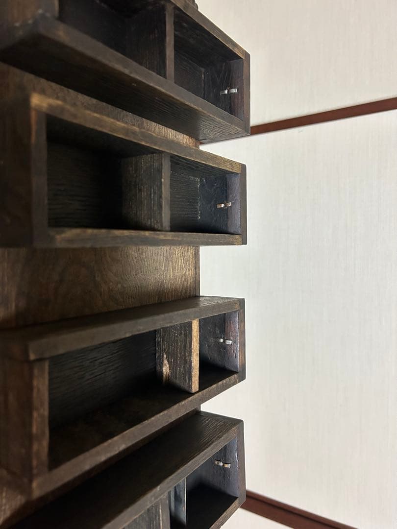 ち*み様 アンティーク　小引出し薬箪笥 昭和初期　木製小引き出し レア物