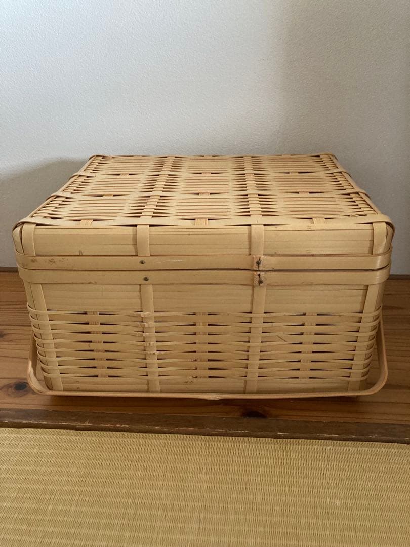 国内産✴︎竹籠　バスケット　大分県別府市