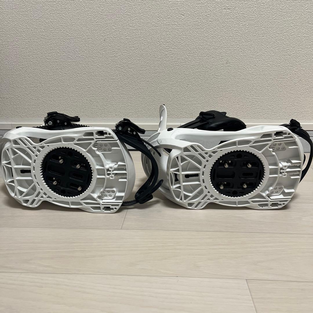 SALOMON スノーボードビンディング ホワイト