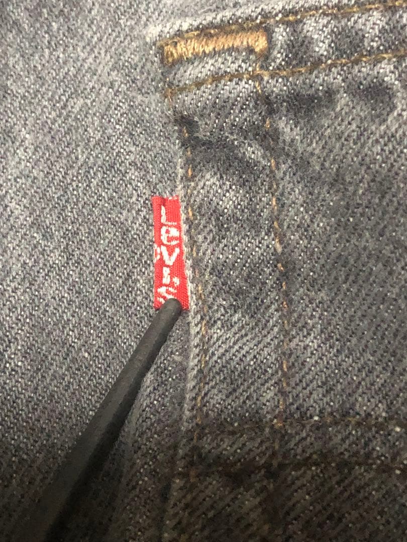 美品　リーバイス　80s 501 ブラック　ハチマル　w34 先染め　ビンテージ