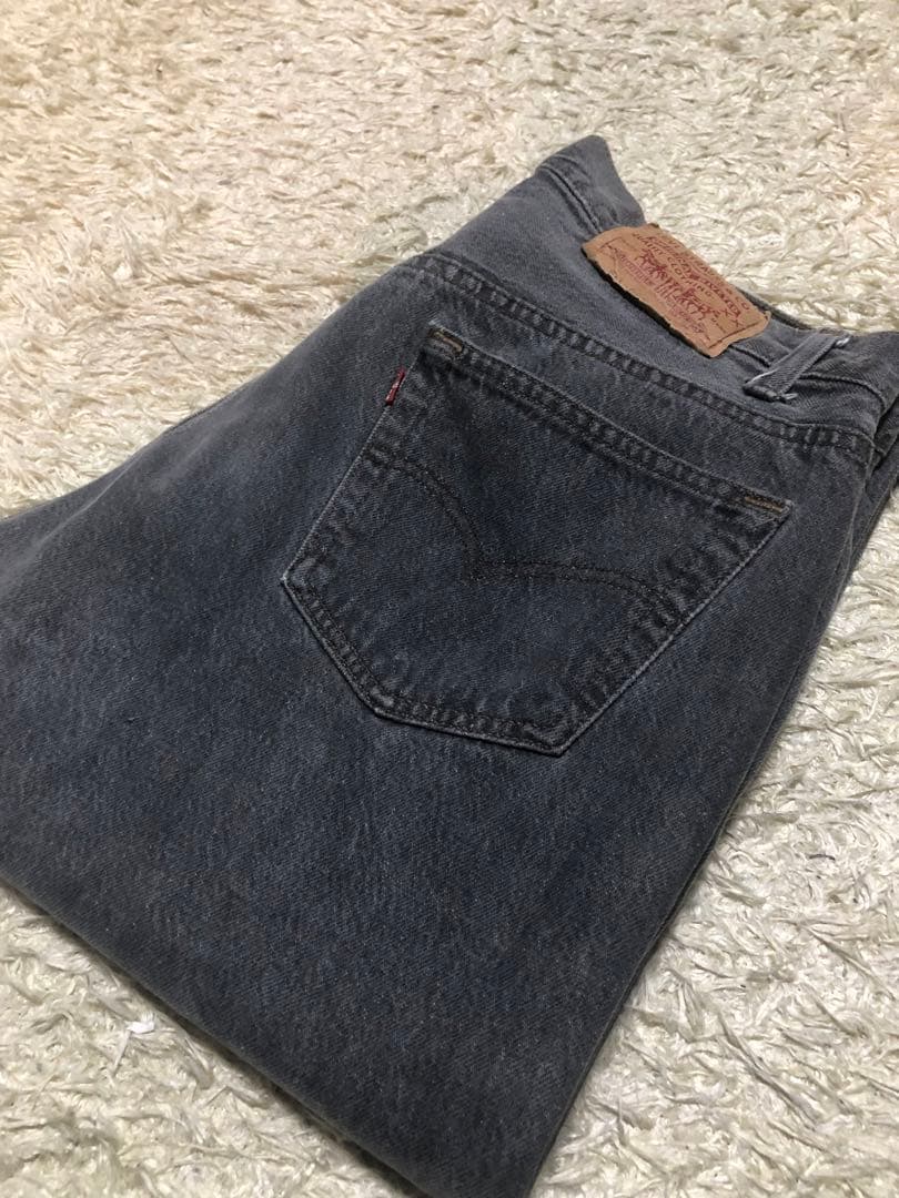 美品　リーバイス　80s 501 ブラック　ハチマル　w34 先染め　ビンテージ
