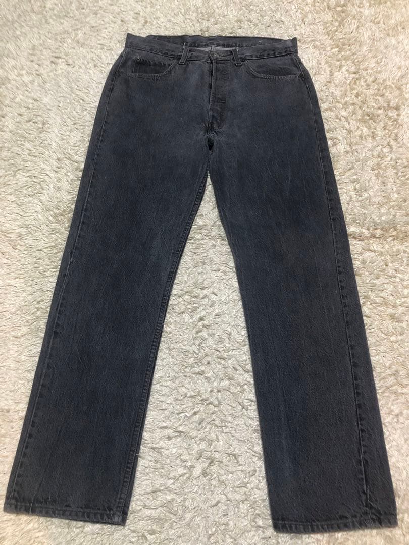 美品　リーバイス　80s 501 ブラック　ハチマル　w34 先染め　ビンテージ