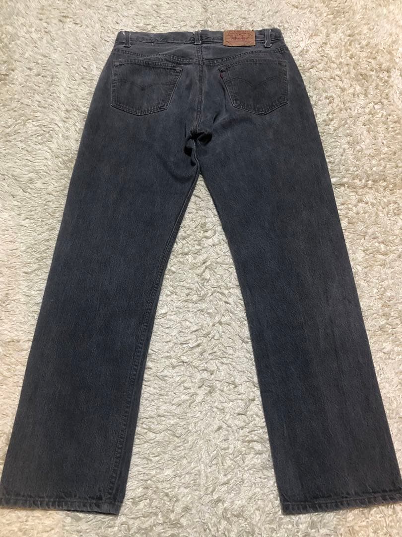 美品　リーバイス　80s 501 ブラック　ハチマル　w34 先染め　ビンテージ