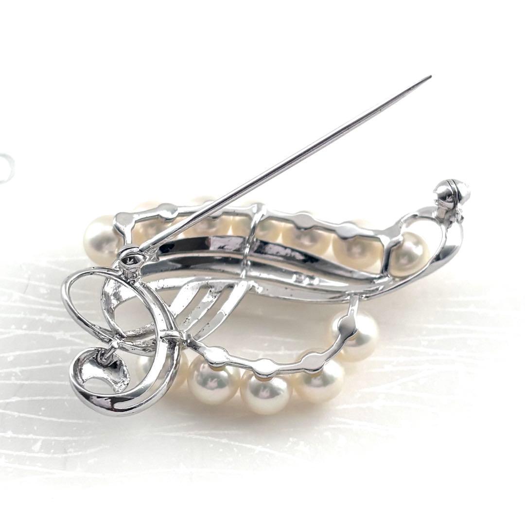 MIKIMOTO ミキモト パールブローチ あこや真珠 卒業式 入学式 結婚式