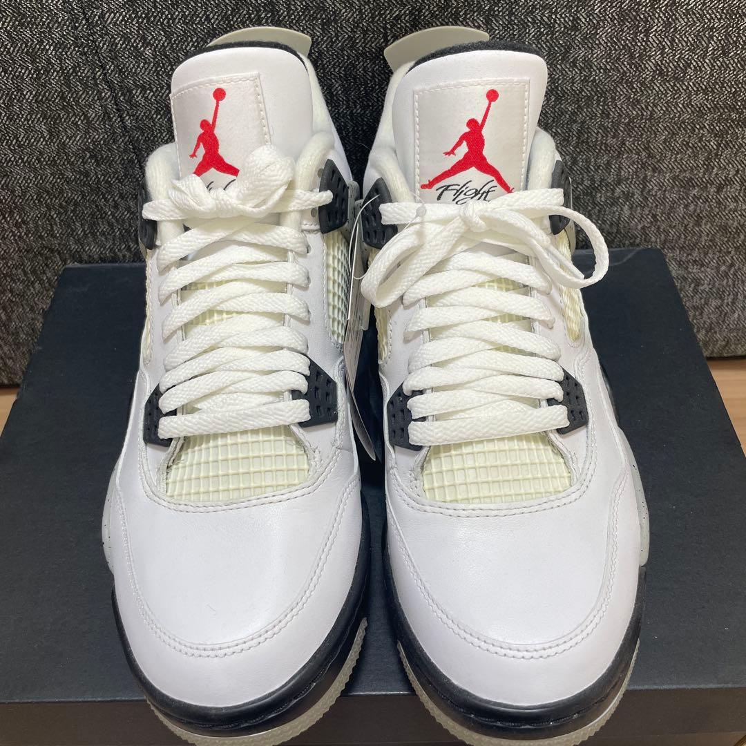 シューズ(男性用) NIKE GOLF AIR JORDAN 4 \"WHITE CEMENT\"