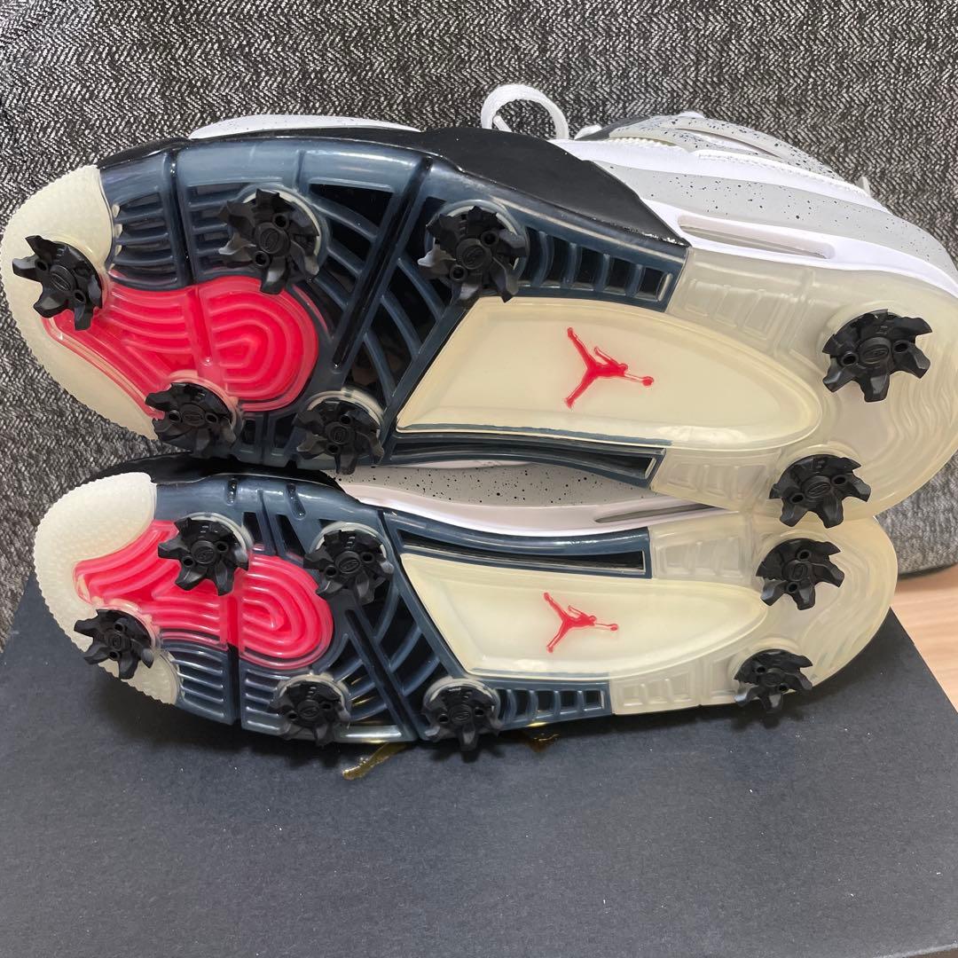 シューズ(男性用) NIKE GOLF AIR JORDAN 4 \"WHITE CEMENT\"